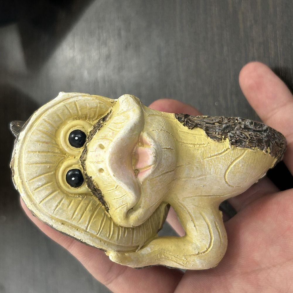 Creative Frogs Tree Peeker Sculpture Resin Simulated Animal Garden Statues  Backyard Yard