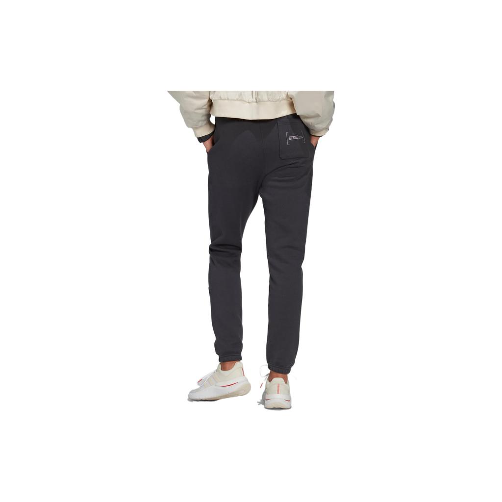 Adidas New Sweatpants With Elastic Waist And Cuff Print Women Bottoms Grey HM2863