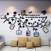 3D DIY Photo Frame Family Photo Acrylic Sticker Wall Decals Adhesive PVC Wall Stickers Mural Art Home Decor