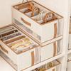 Storage Boxes with Dividers Multi-Compartment Design for Clothing, Luggage, Bag Storage