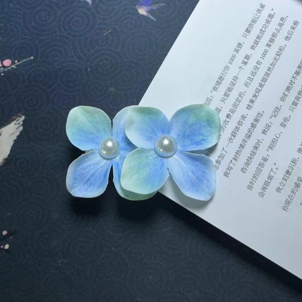 Simulation Butterfly Orchid Flower Hair Clip Orchid Flower Duckbill Clip Bohemia Headwears  Girl