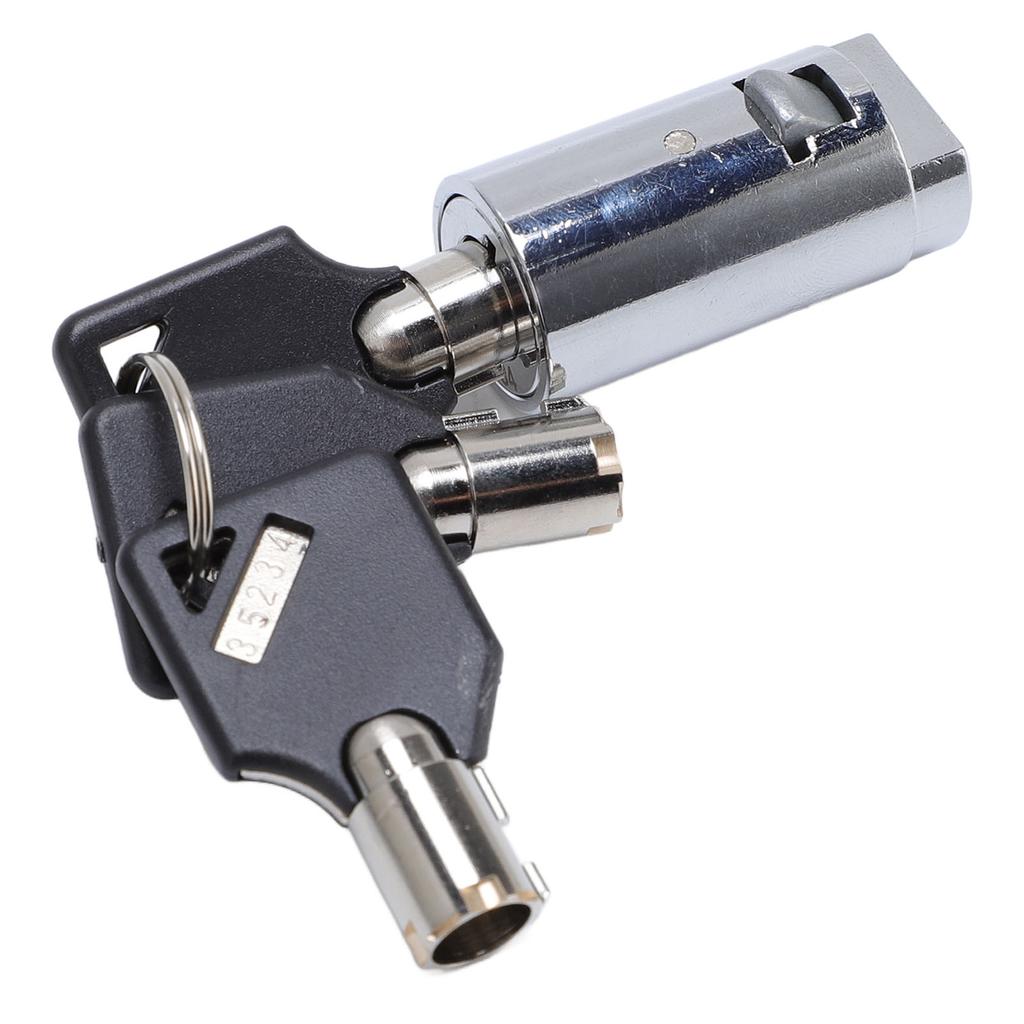 Vending Machine Lock and 3 Key Zinc Alloy Anti Theft Tubular Key Lock for Vending Machine Safe