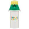 Skater Children's Water Bottle, 480ml, Direct Drinking, Plastic, One-Touch Operation, Dishwasher Safe, Made In Japan, Sesame Street Design, for Boys a