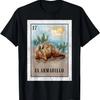 El Armadillo Lustiges Texas Tier Flagge T-Shirt