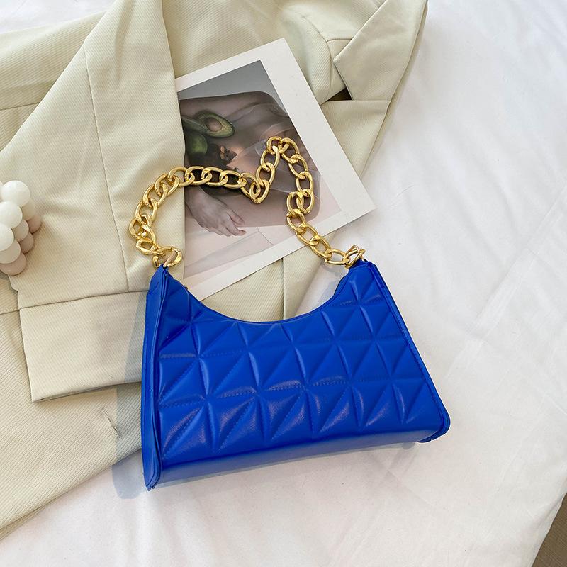 

Women S Advanced Diamond Bagnewest Trend All-Match Shoulder Bag Niche Chain Handbag Female Fashion Texture Shopping Bag 24x17.5x6cm