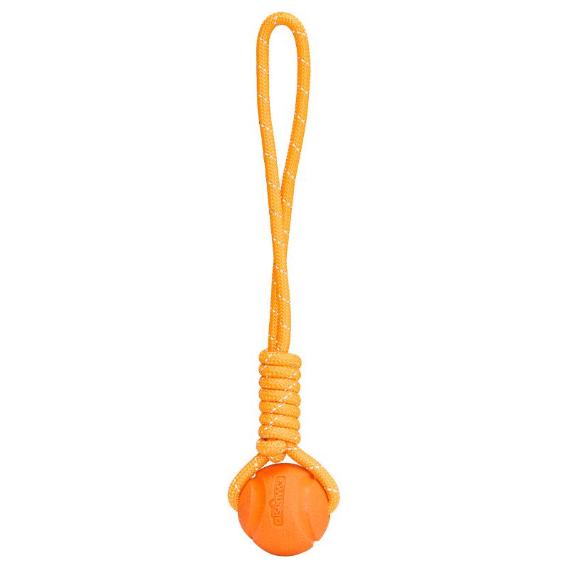 Eisenwill Elastic Dog Chew Rope Knot Ball - Teething & Interactive Training Toy
