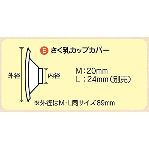 Kaneson Mamaraku Hand Alpha Breast Pump Cup Cover, Medium