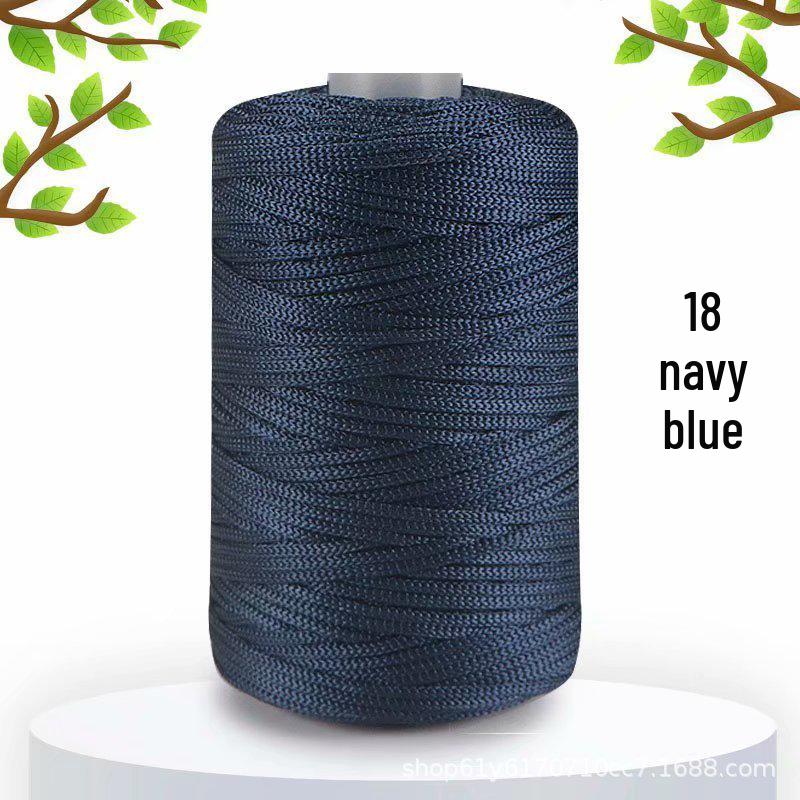 125g Ice Silk Linen Yarn for Knitting: Medium-Thick, Light, and Glossy for Hats, Bags, Cushions, and Crochet Projects.