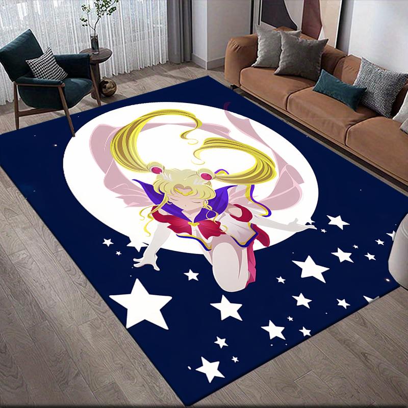 Sailor Moon Sailor Moon Area Rug, Sailor Moon Fan Cozy Carpet, Great Gift.chl
