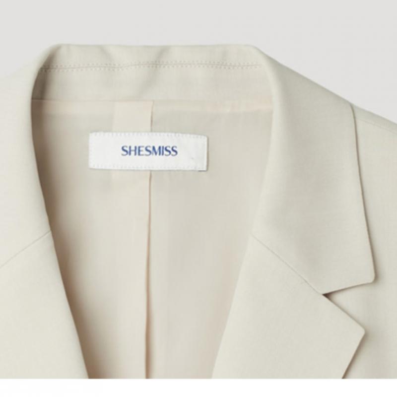 [She S miSS] Notched Two Button Setup Jacket SwSjkp22080