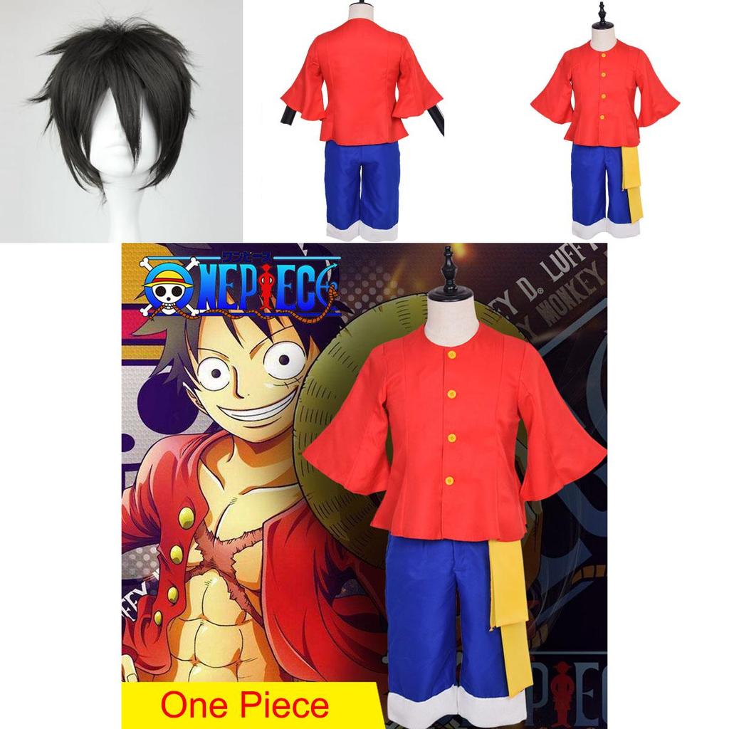Captivating One Piece Monkey D Luffy New World Costume For Halloween And Cosplay