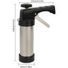 Cookie Press, Stainless Steel Biscuit Press Gun Set with 20 Cookie Discs and 4 Piping Nozzles, DIY Cookie Making Kit, Cookie Maker, Cookie Mold, Cake