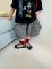 New Summer Cartoon Print T-shirt for Boys & Girls – Available in Small & Large, Korean Style, Short Sleeve