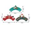 Christmas Decoration Cake Paper Flags Cards For Festive Party Celebration Prop