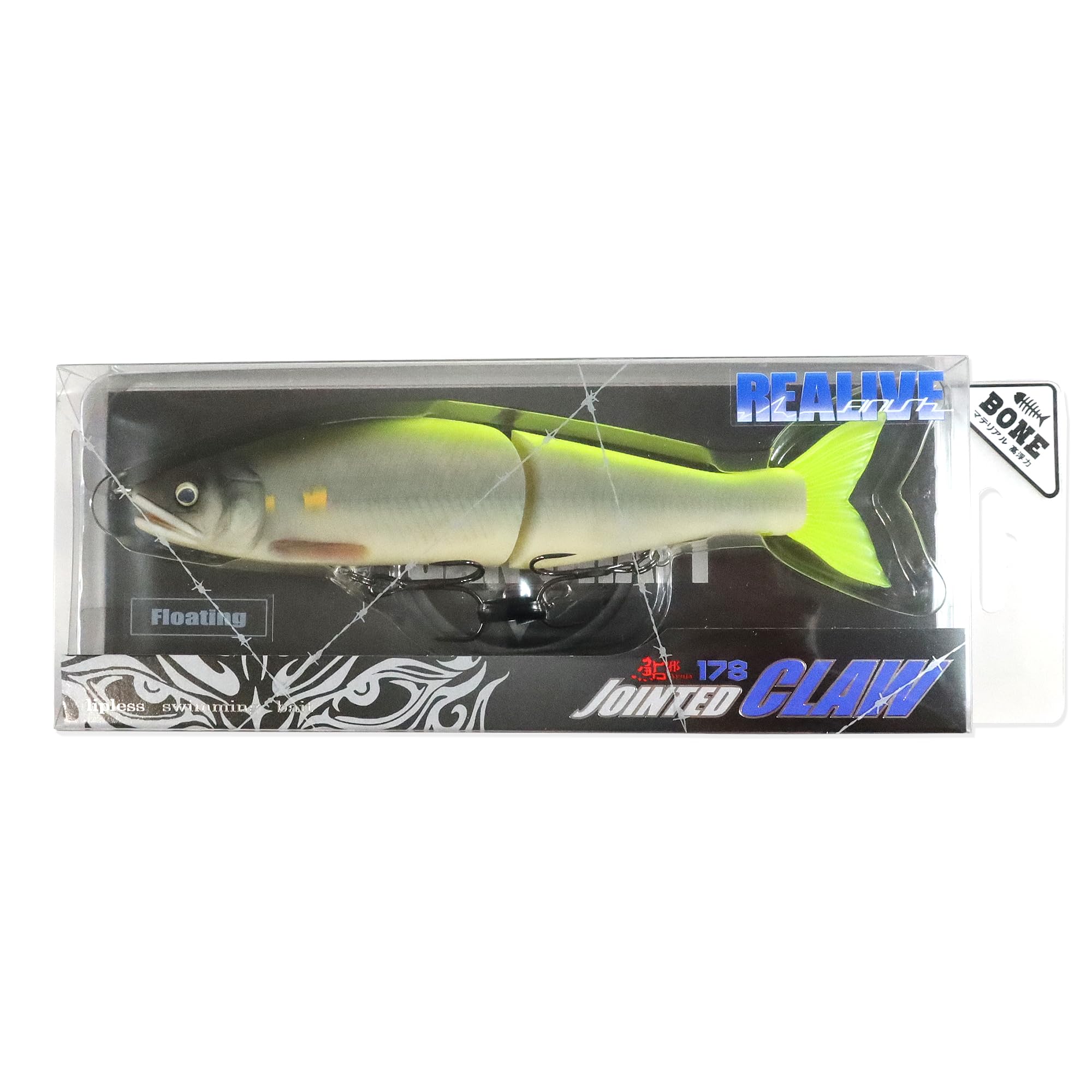 

GAN CRAFT Jointed Claw 178F Kiwami GM Chart Задний Живой Матовый (#GMB-02 Кость)