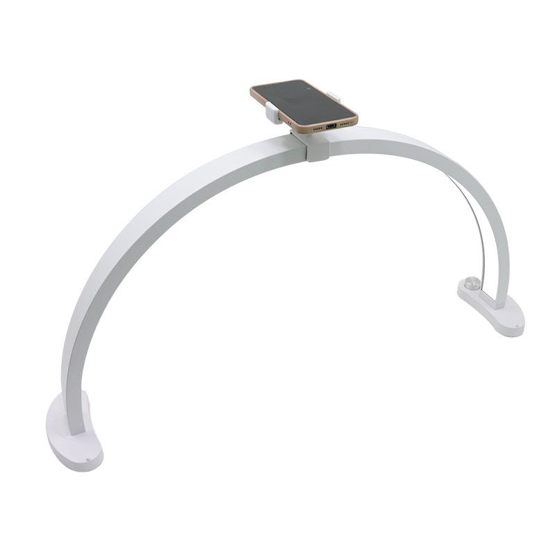 28-Inch Folding Half-Moon Beauty Light, 40W Rechargeable U-Shaped Lamp for Microblading, Eyelash Extension, Manicure & More