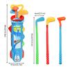 Toddler Golf Set Children Minigolf Play Sport Game Practice Indoor And Outdoor Sports Fitness Ball Outdoor Toys For Boys Girls