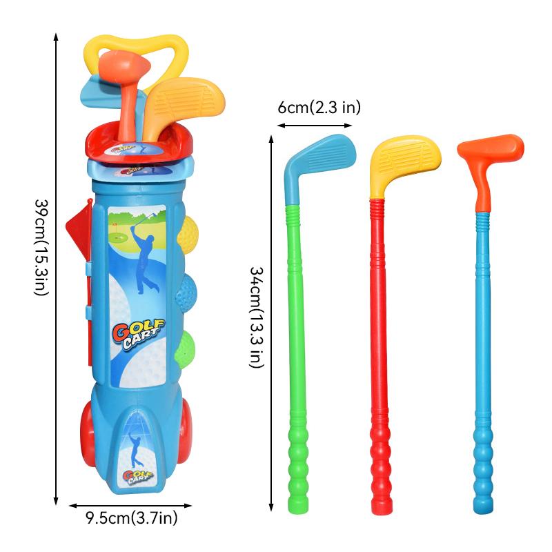 Toddler Golf Set Children Minigolf Play Sport Game Practice Indoor And Outdoor Sports Fitness Ball Outdoor Toys For Boys Girls