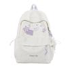 Schoolbag Summer Casual Style Cartoon Rabbit Polka Dot Sweet Girl Backpack Fresh Primary School Schoolbag Women Large Capacity Backpack