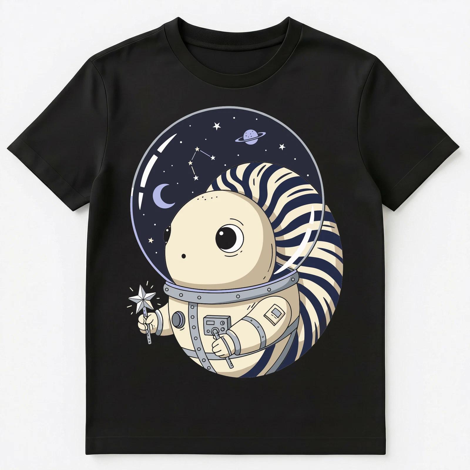 Cephalopod Space Astronaut Cosmic Explorer Astronomy Unisex T-Shirt L
