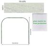 Garden Hoops Kit with Clips for Raised Beds PE Steel Pipe Plant Support Garden Stakes Hoops Frame