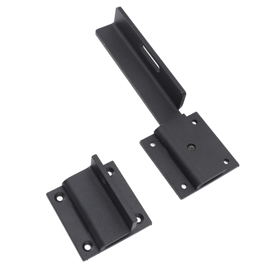 Flip Gate Latch Lock Carbon Steel Door Latch with Padlock Hole for Outdoor Wooden Fence Barn Door Yard