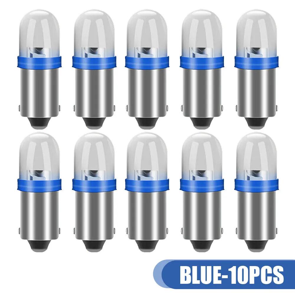 10Pcs Universal BA9S Protruding Automotive LED Car Interior Instrument Dash Panel Circular Light Bulbs Car Accessories Car Light
