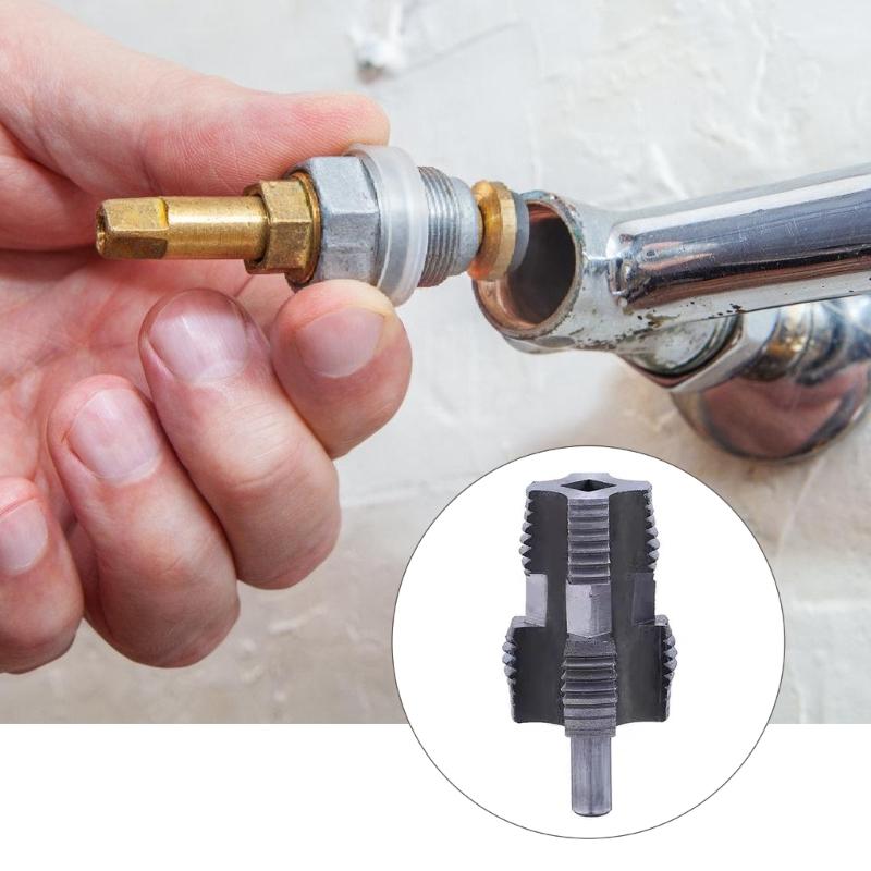 Water Pipe Internal Thread Opener Tapered Pipe Thread Tap Water Pipe Thread Opener For PVC Plastic Pipe Accessories