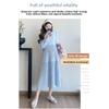Maternity Dress Spring Autumn 2026 New Fashionable Loose Belly-Covering Shirt Dress Spring Maternity Dress