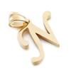 European and American Style Stainless Steel Pendant Jewelry - 26 Golden Titanium Steel Letters