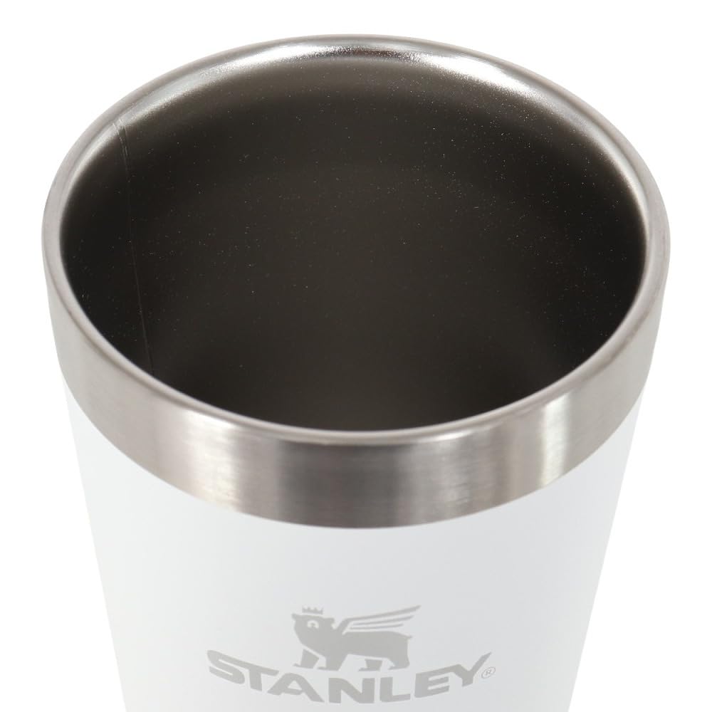Stanley Camping Cup/Mug, 0.35L Pint, Frosted Gloss, 10-13022-035 (White/FF)