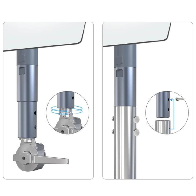 Mounting Kit Aluminum Outdoor Mount Kit for V2 Rectangular Starlink Satellite Dish Antenna Pipe Mount Adapter Mount