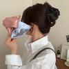 French FabricShell Triangle Hair Clips Women's French Luxury Shark Clip Hair Accessories