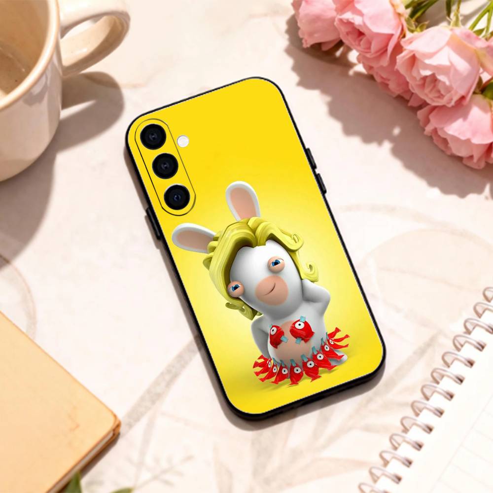 

C-Cute R-Raving R-Rabbids phone Case For Samsung Galaxy A73,A72,A71,A70,A53,A52,A51,Others Soft Black Shell Samsung a70