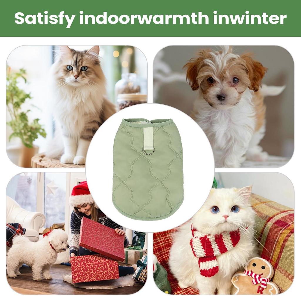 Small Dog Coat Windproof Insulated Dog Coat Insulated Windproof Pet Wrap For Small Medium Large Nreeds Cats Puppies Kittens