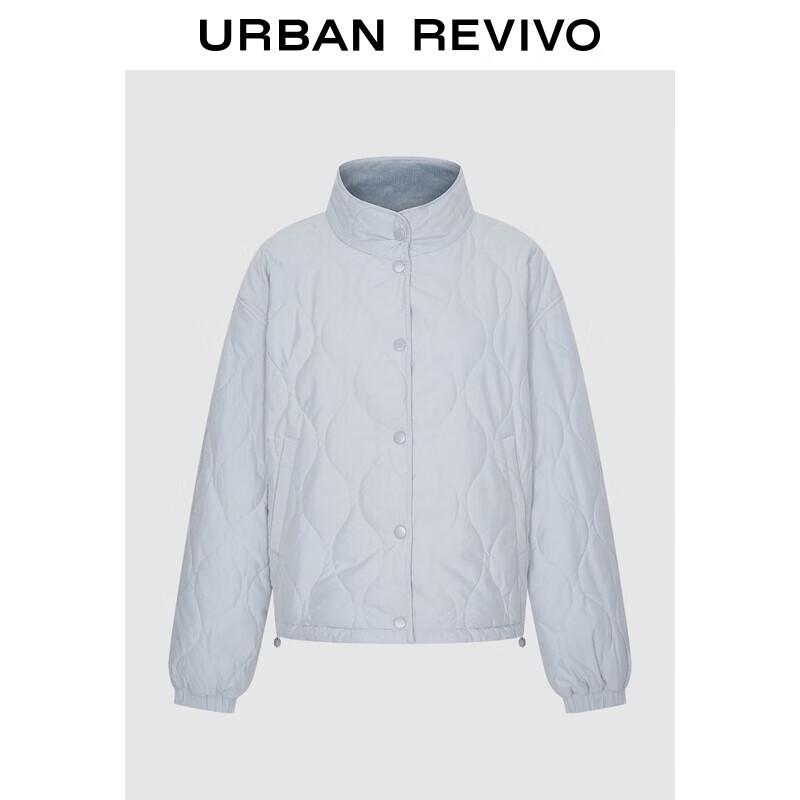 Women's Quilted Stand-Collar Drawstring Jacket