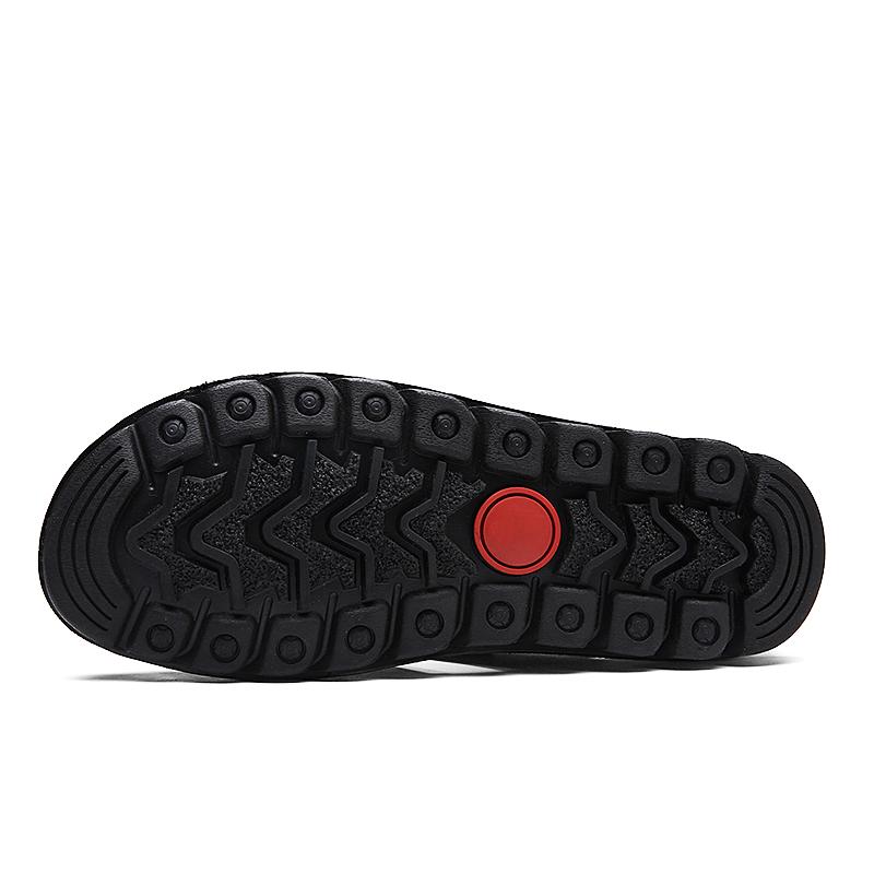 Classic High Quality Cow Leather Sandals Summer Outdoor Handmade Men Sandals Fashion Comfortable  Men Beach Leather Shoes