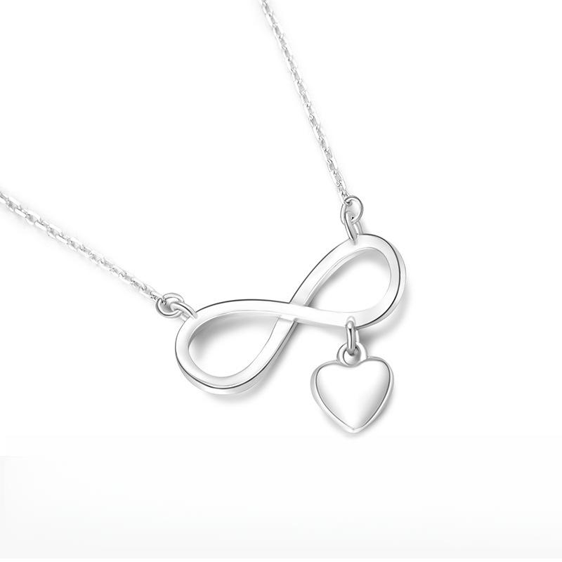 Mobius 8-förmige Liebeskette Damenmode Erweiterte Accessoires Halsbandkette