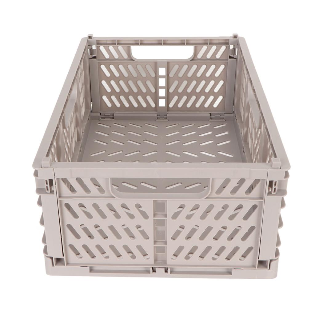 Collapsible Storage Crate Thicken Large Capacity Storage Crate Plastic Folding Storage Basket for Office Laundry