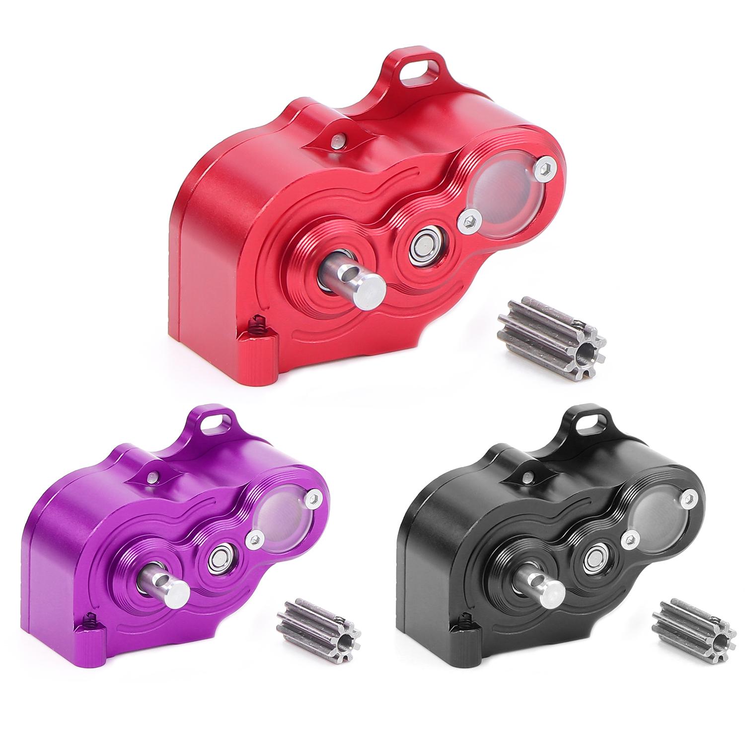 

Надлегка металева трансмісія LCG Коробка передач низької/високої швидкості з моторною шестернею для 1/10 RC автомобіля SCX10 TRX4 RC4WD Capra Запчастина для апгрейду