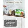 5 in 1 Under Sink Organizer Acrylic Trash Bag Dispenser for Kitchen Pantry Laundry Room with Dishwasher Pods and Laundry Deterg