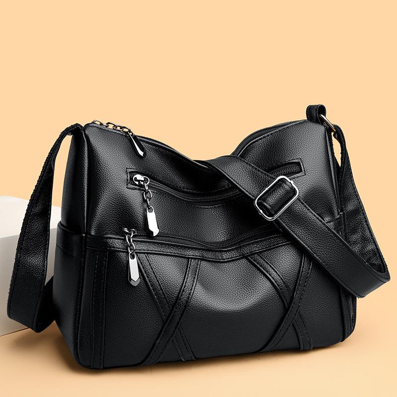 Women's Bag, Multi-layer Versatile Single Shoulder Crossbody Bag, Large Capacity Middle-aged and Elderly Mother Bag