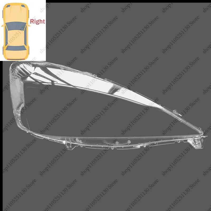 Car Headlight Cover Headlamp Lens For Honda Fit Jazz Hatchback 2008-2010 Glass Replacement Clear Front Light Cap Case Auto Shell