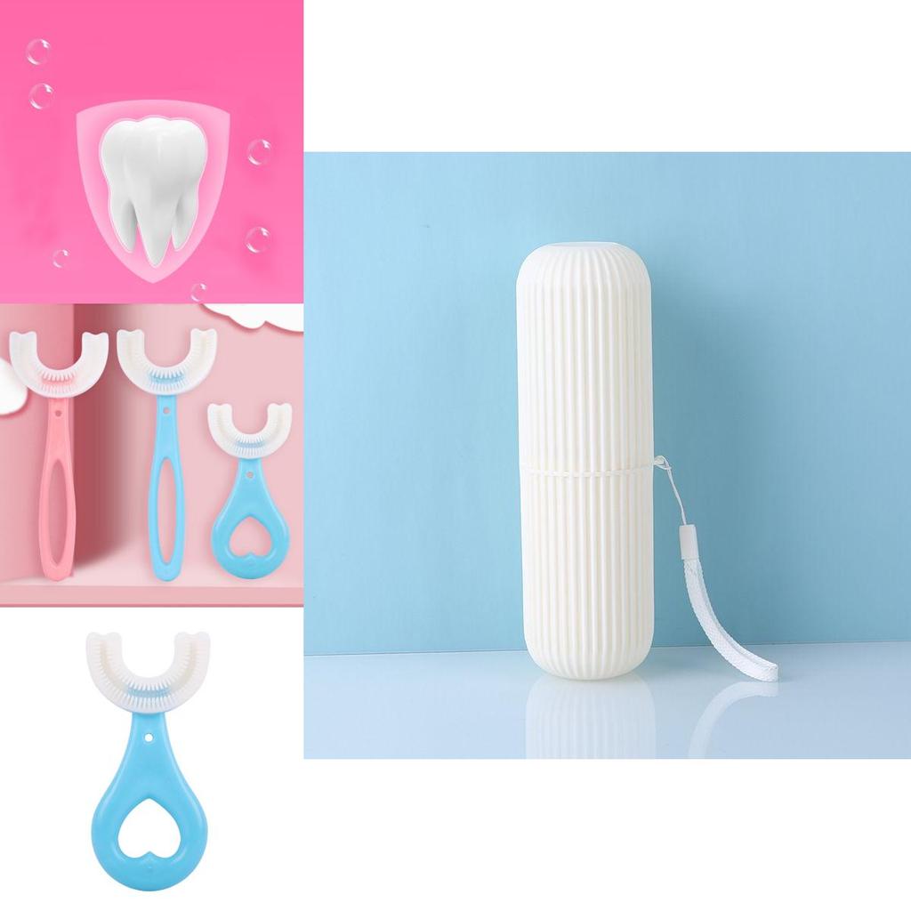 Comfort-fit Silicone Toothbrush For Kids Aged 1 To 7 Promoting Healthy Habits