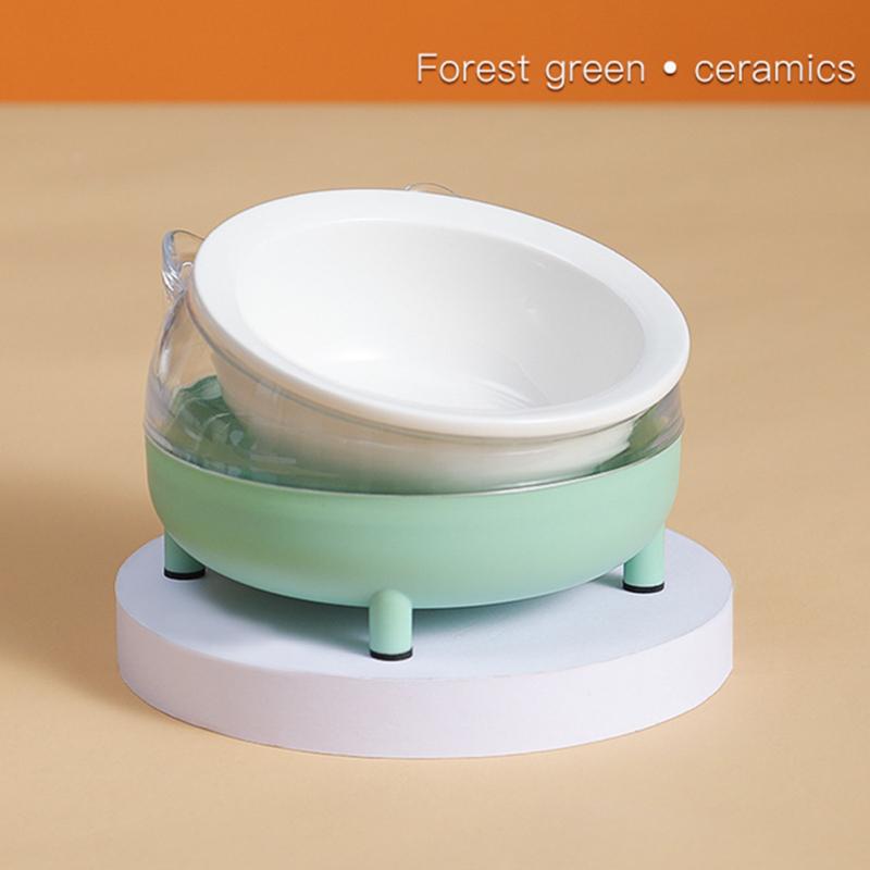 Cat Food Bowl Multipurpose Anti Slip Detachable Design Pet Feeder Water Dispenser Container Pet