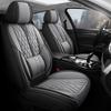 All-Season Seat Covers, Full Wrap PU Leather Seat Covers, Five-Seat Seat Cushions, Full Set of Five-Seat Seat Covers, Compatible with Five-Seat