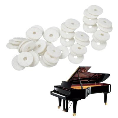 90 ks Piano plsť Regulačné podložky rovnováhy klaviatúry Mäkké vlnené plsťové kotúče Malé ladiarenské nástroje na piano Mäkké vlnené plsťové kotúče