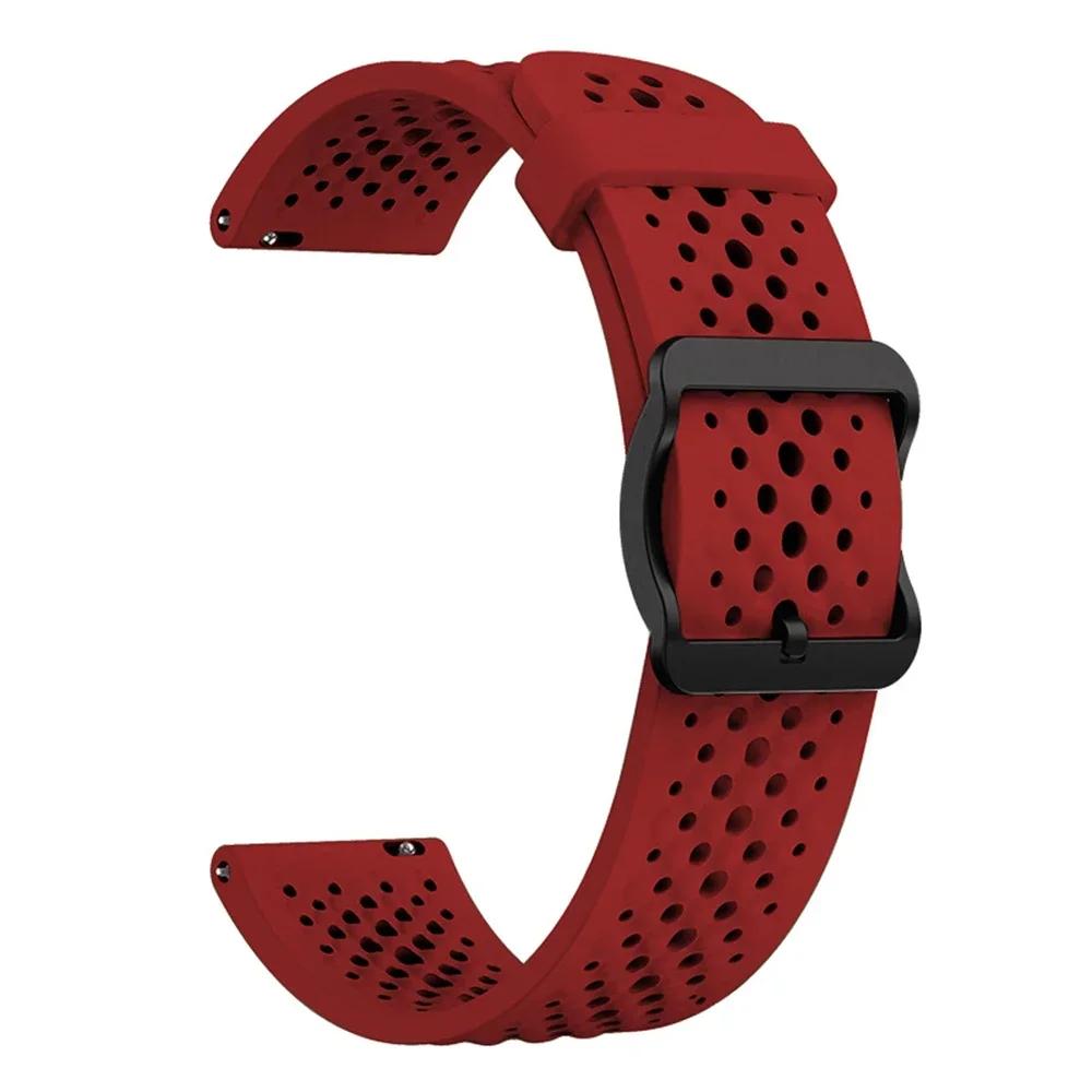 Bracelet Respirant 22mm Pour Montre Garmin Venu 3 Garmin Venu 2 Xiaomi Vivoactive 4 Bracelets de Sport Creux en Silicone