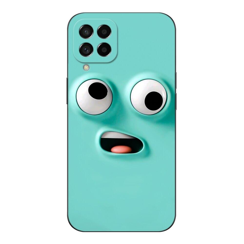 For Samsung Galaxy M53 5G Case Phone Back Cover M 53 m536 Case Soft Silicone Black Tpu Case cute funy