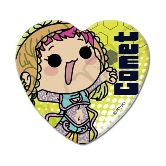 TV Anime Gnosia MI[Comet] Heart-Shaped Can Badge